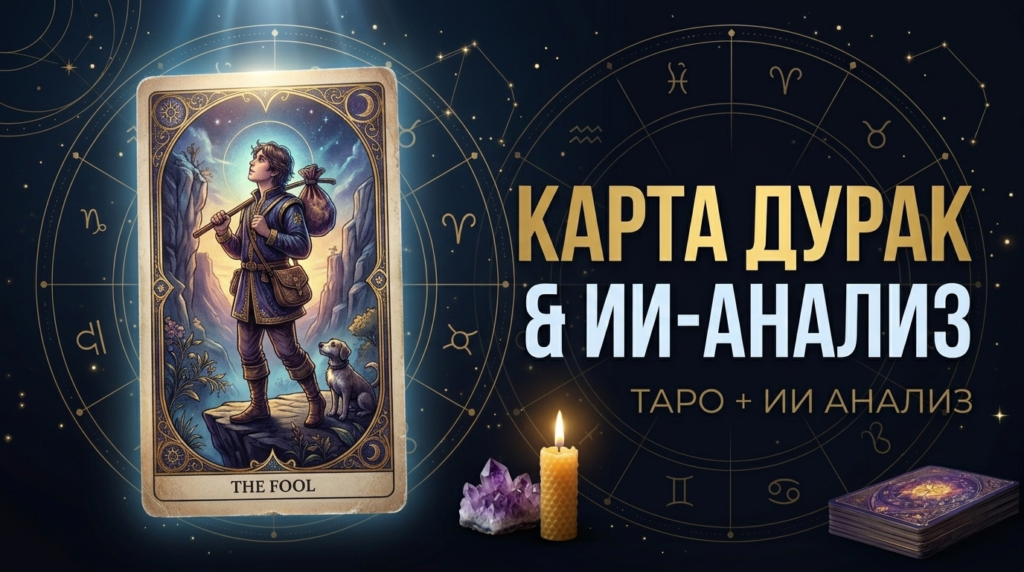 Таро, карта Дурак, значение, расклад, анализ ИИ