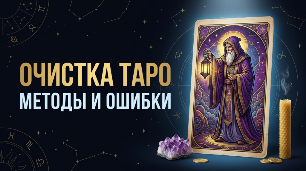 Очистка таро перед раскладом