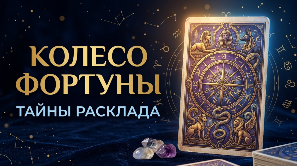 Значение карты Колесо Фортуны в раскладе таро