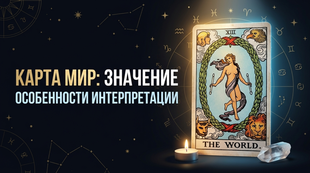 Значение карты Мир в раскладе таро