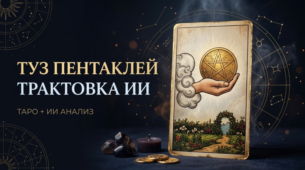 Туз Пентаклей в таро