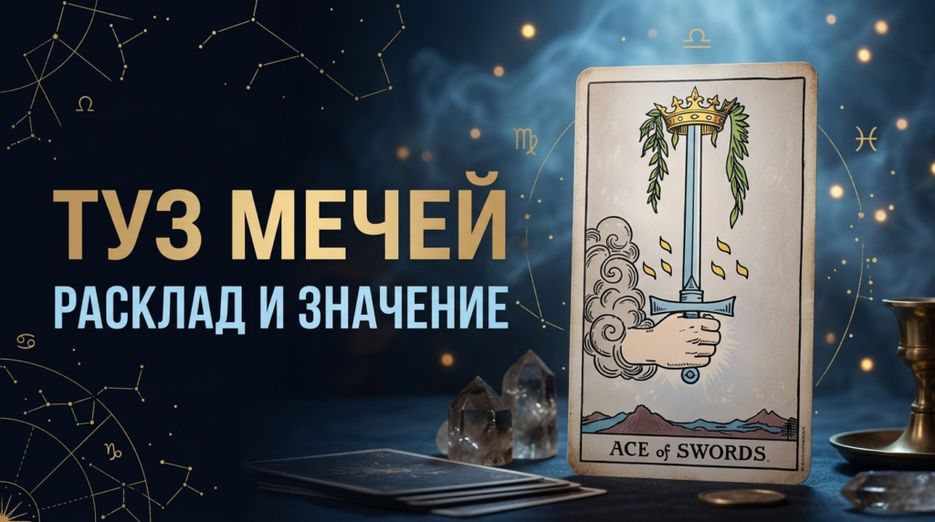Таро: туза мечей и его значение